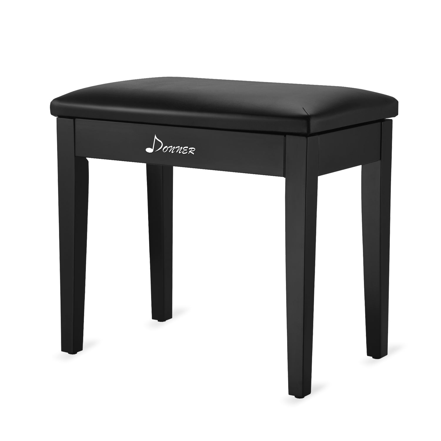 Donner ピアノ椅子 楽譜収納付き 木製 キーボードベンチ ピアノチェア 