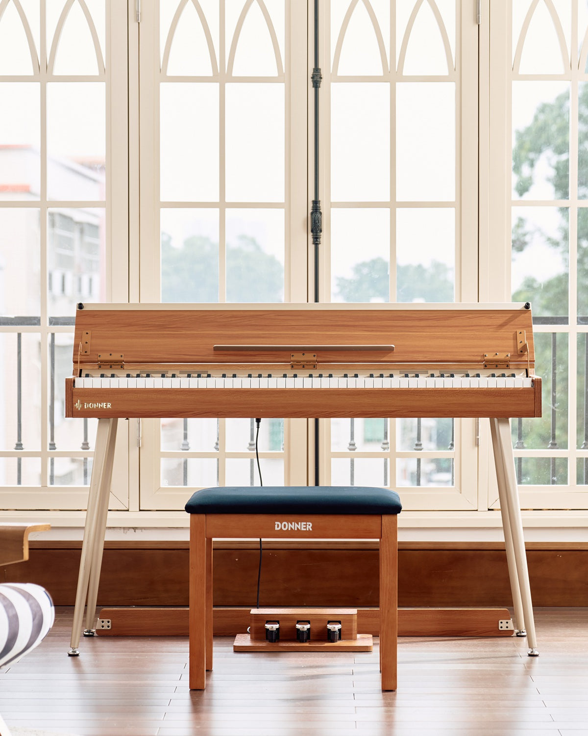 Donner DDP-80 PLUS 木目調 電子ピアノ