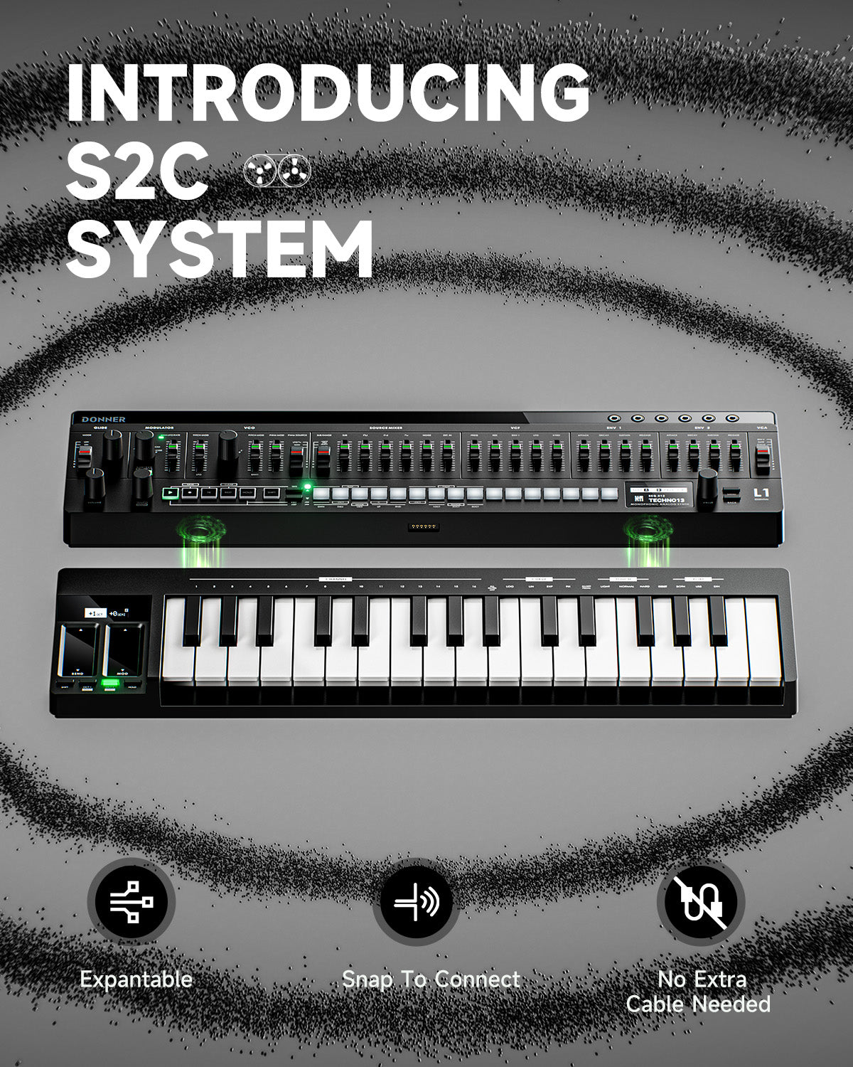 Donner Essential L1 シンセサイザー-L1##