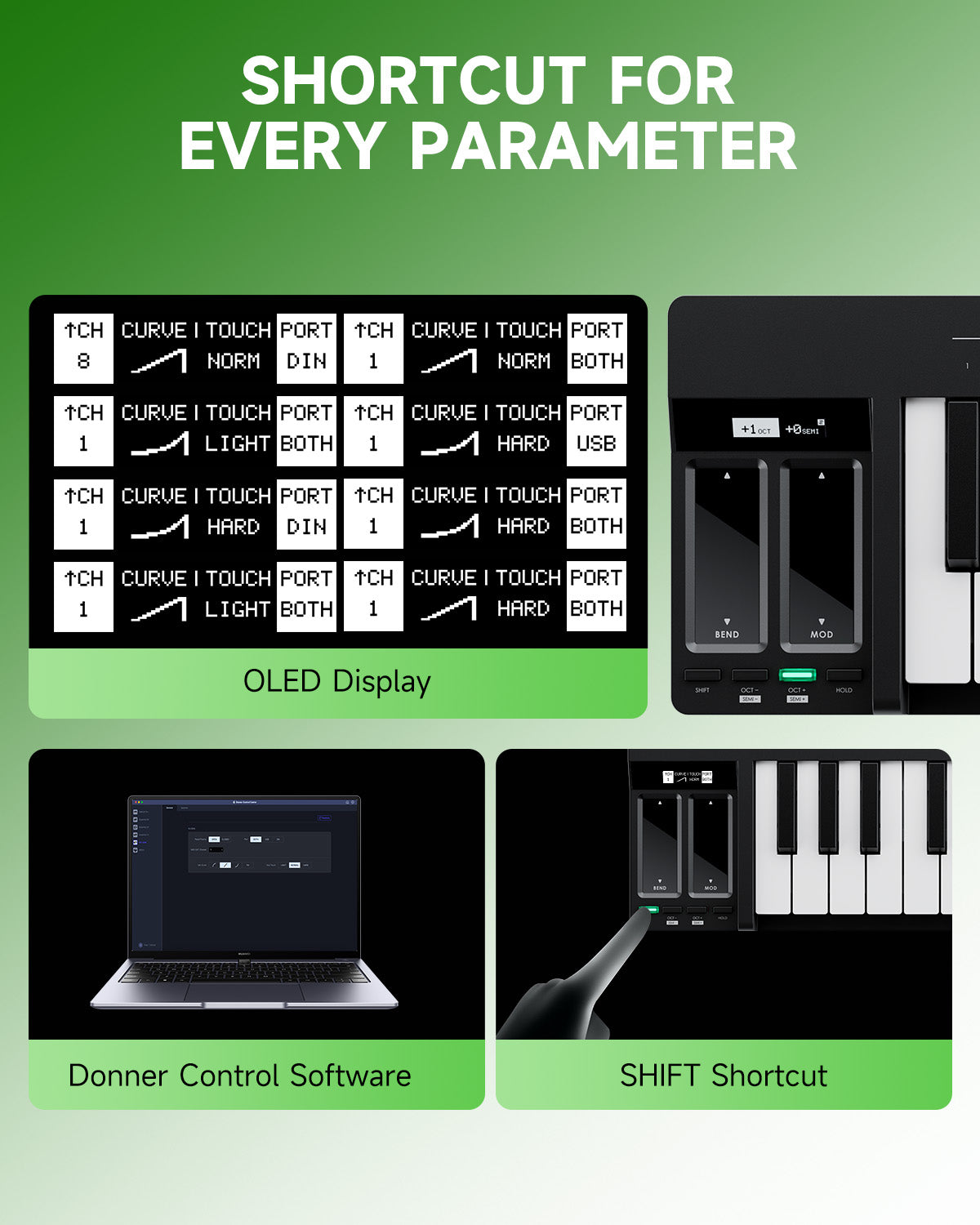 Donner Essential L1 シンセサイザー-KB 32M##