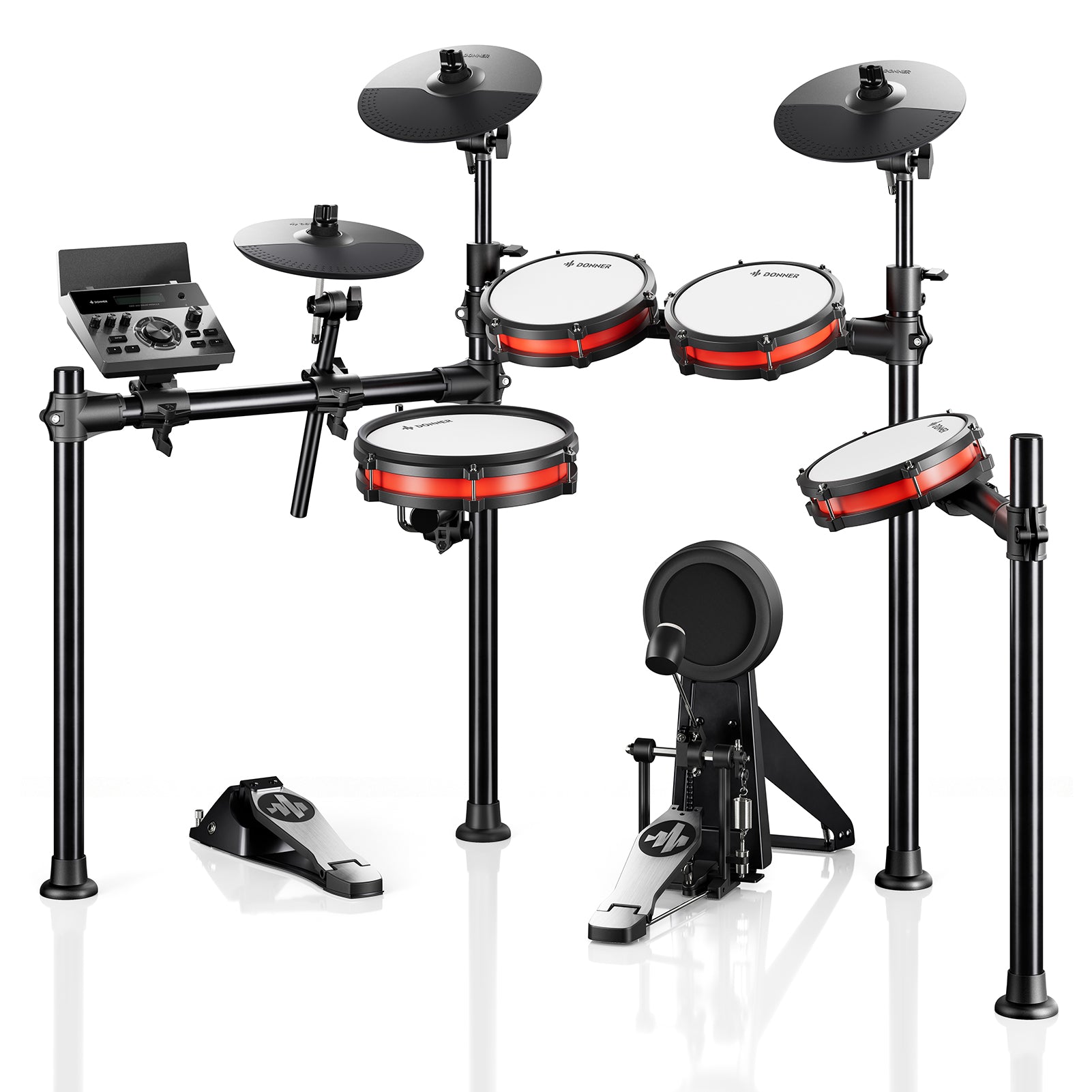 Donner DED-200 NEW 5ドラム 3シンバル 電子ドラム