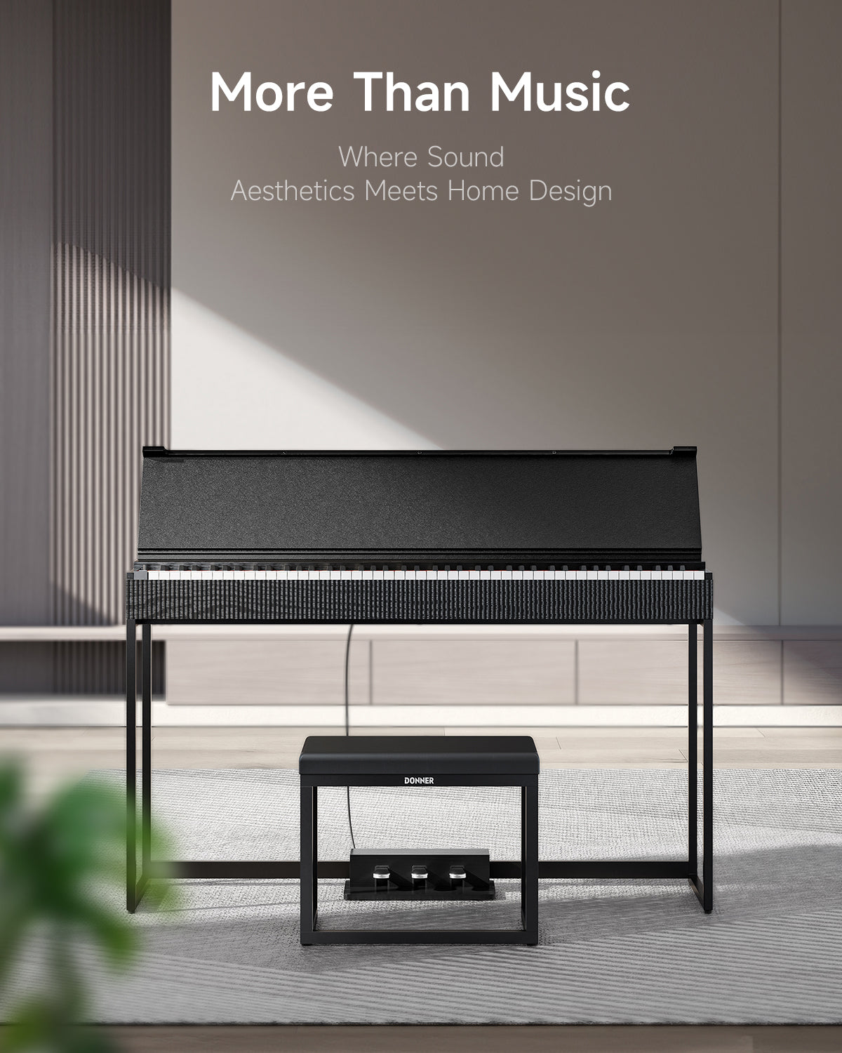 Donner OURA™ S300 88鍵 グレードハンマーアクション ウェイテッド ホームデジタルピアノ