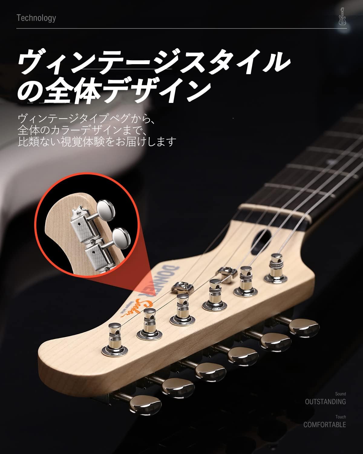 Donner エレキギター 初心者セット STタイプ コイルタップ 6点止めトレモロ ミニアンプ付き ケース· ストラップ· シールドなど付属 -ミントグリーン##