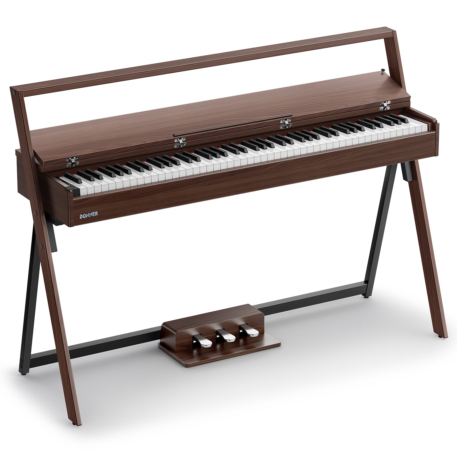 Donner OURA™ R300 88鍵ホームデジタルピアノ-クルミ##