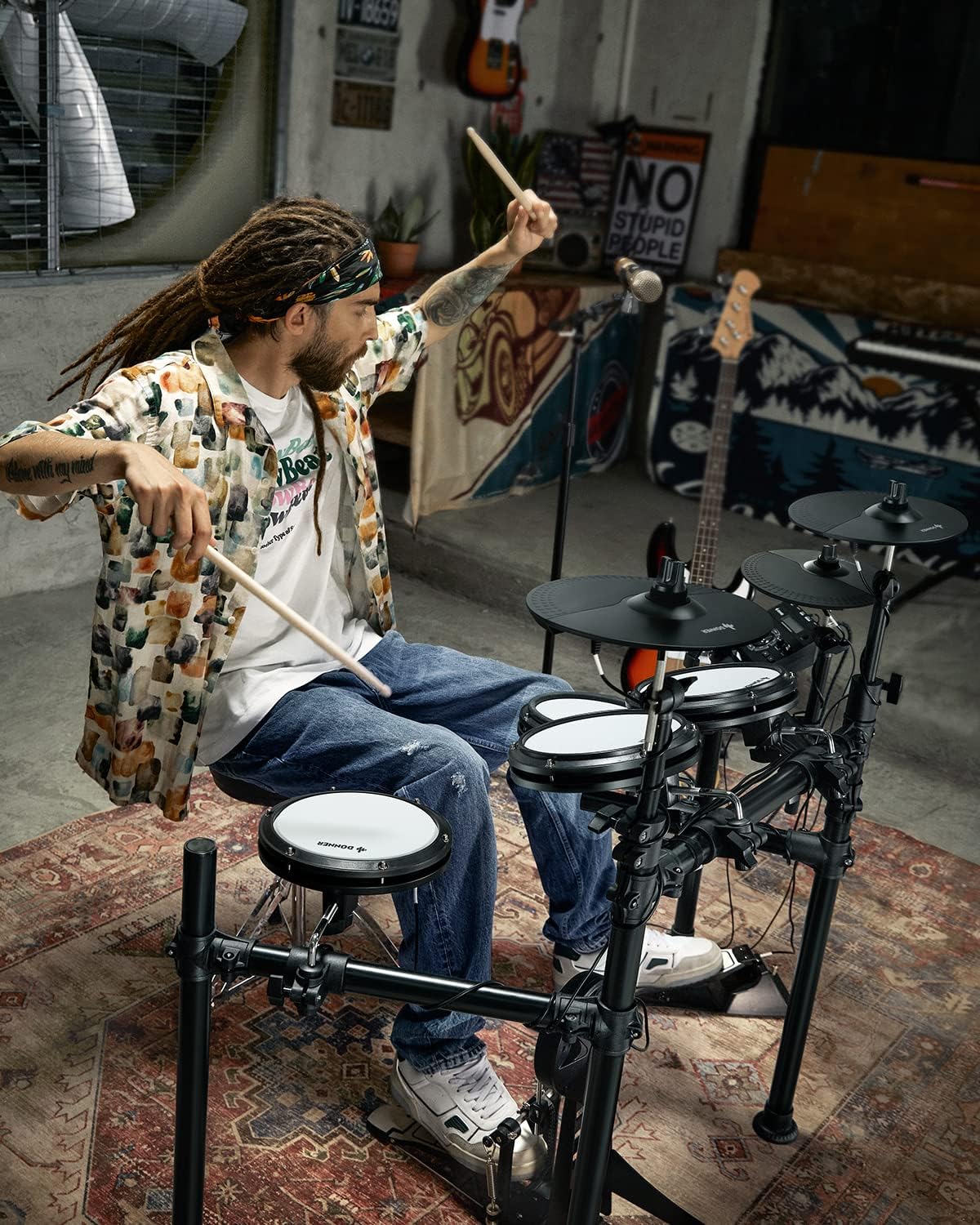 Donner DED-200 5ドラム 3シンバル 電子ドラム