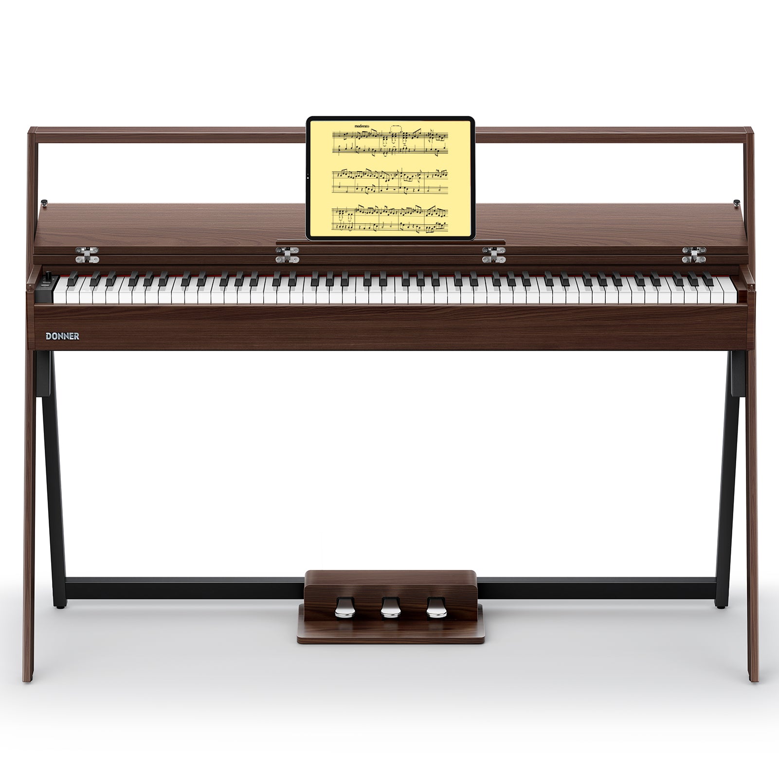 Donner OURA™ R300 88鍵ホームデジタルピアノ-クルミ##