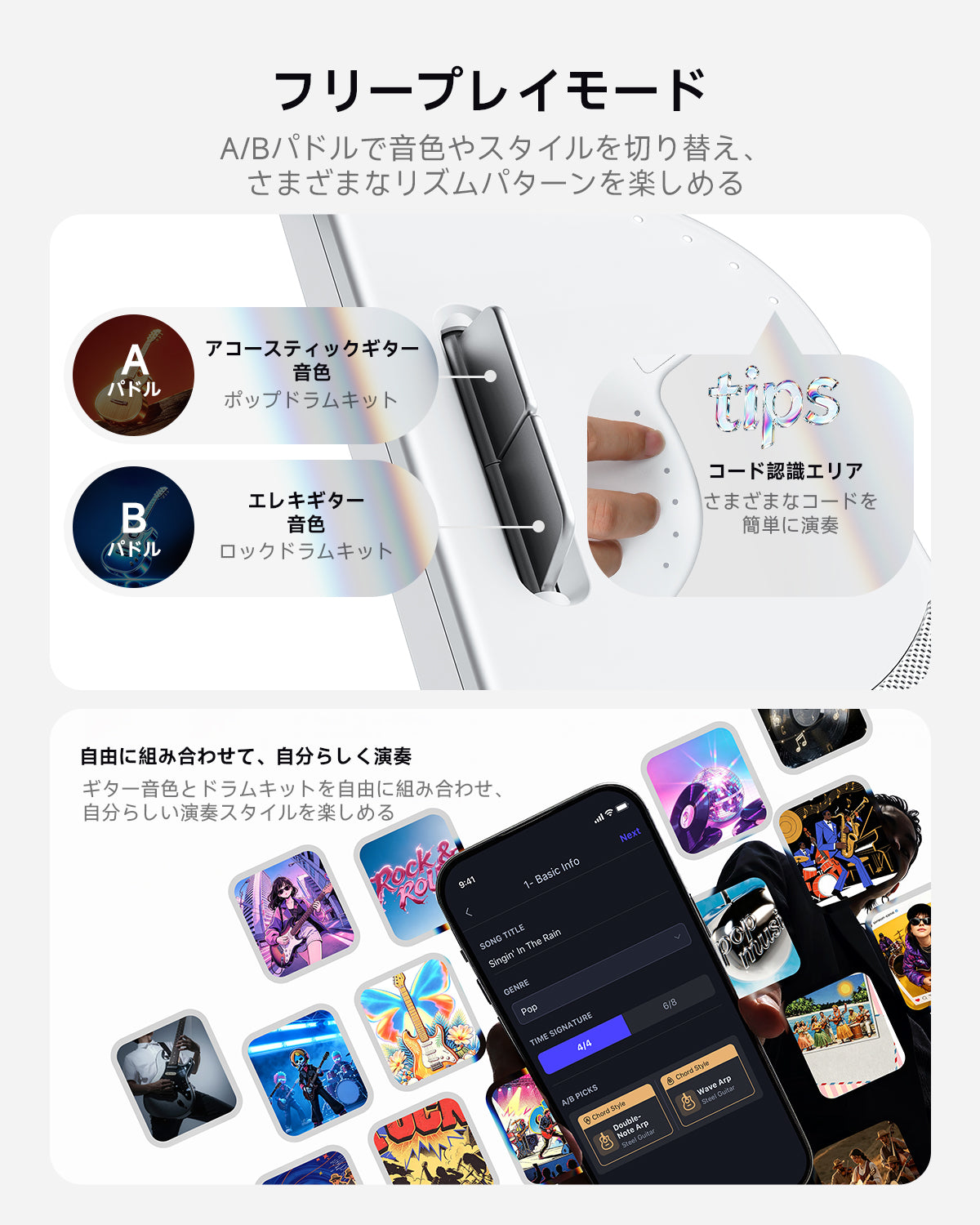 Donner VIVA ストリングレス ギター