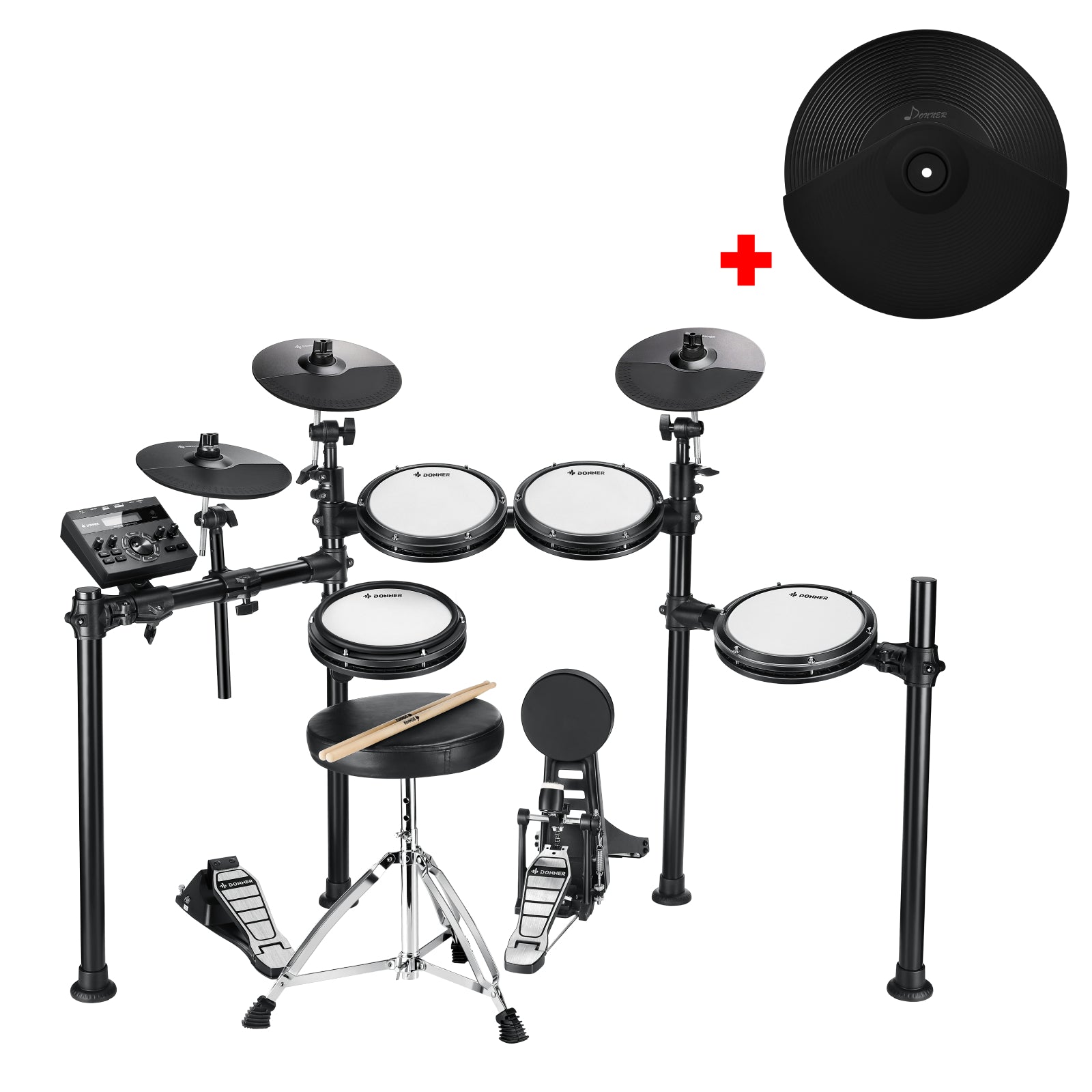 Donner DED-200 5ドラム 3シンバル 電子ドラム