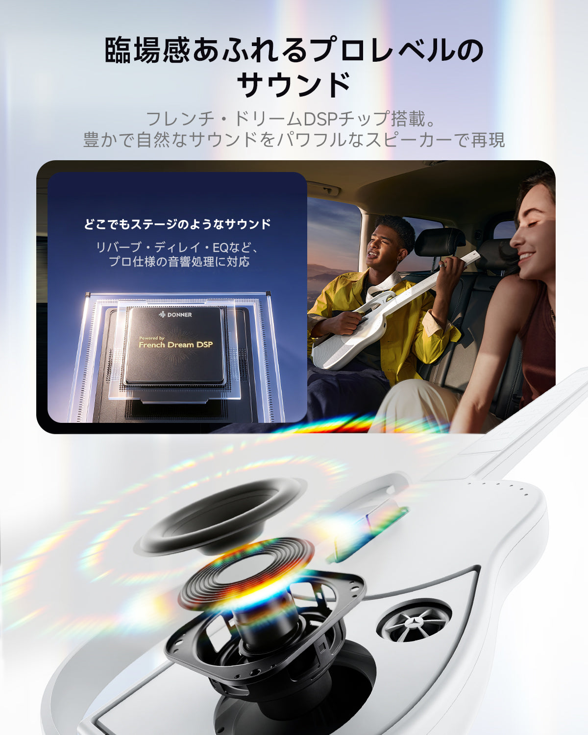 Donner VIVA ストリングレス ギター