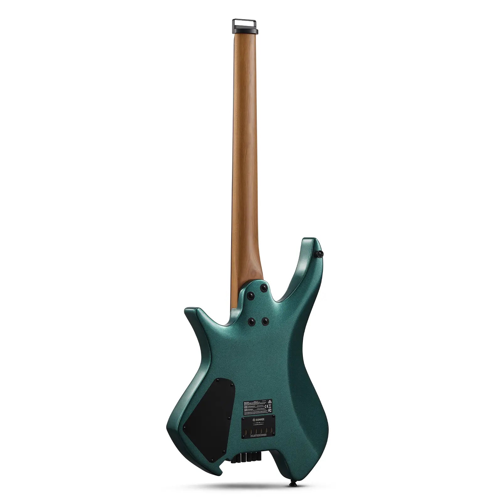 Donner HLX-500 ヘッドレスエレキギター-緑##