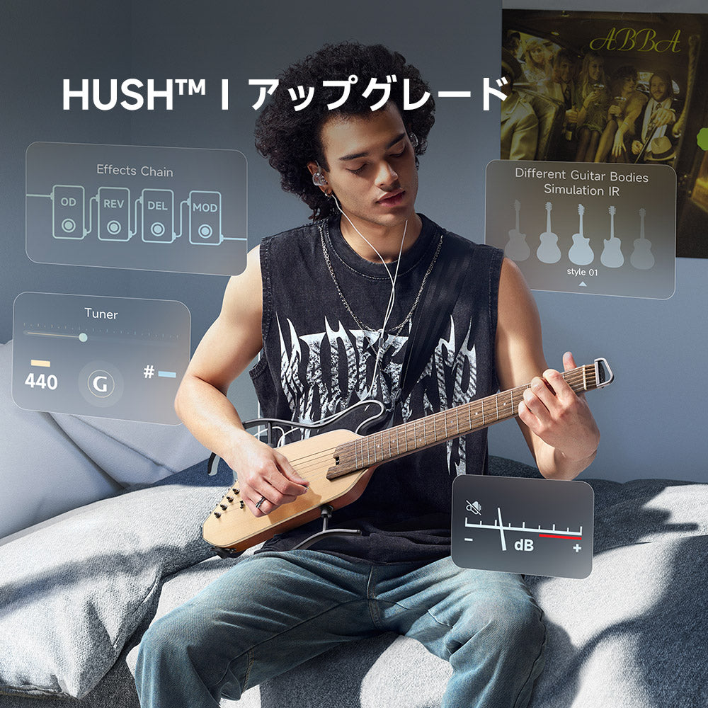 究極の旅仲間を発見：Donner HUSH™ I PRO トラベルギター