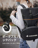 Donner ドラム練習パッド トレーニングドラム セット スネアドラムスタンドキット 静音 高弾 スタンド ドラムスティックx3組 収納袋付き 持ち運び便利 学生 成人 初心者 12インチ 白