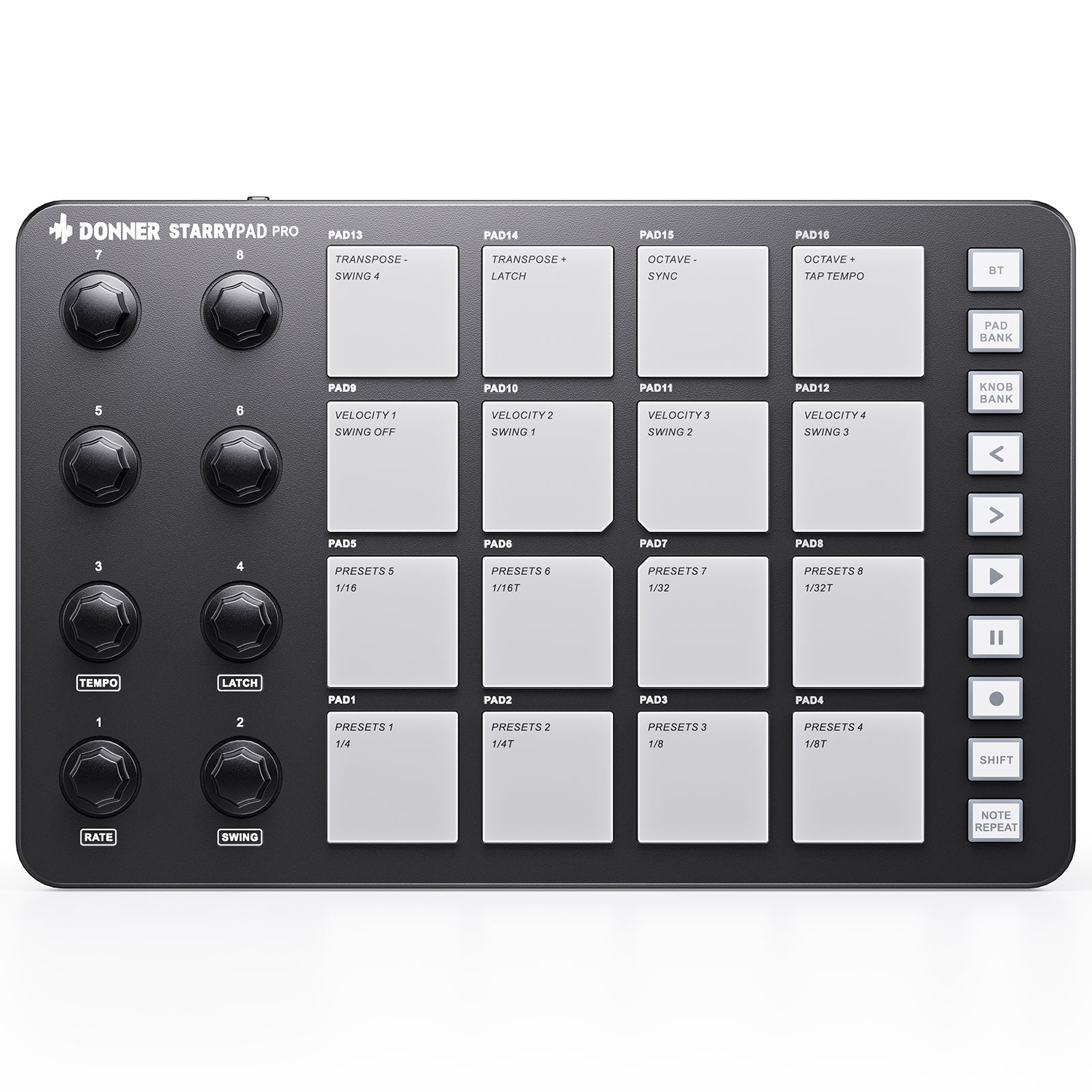 STARRYPAD PRO MIDIコントローラー - ブラック