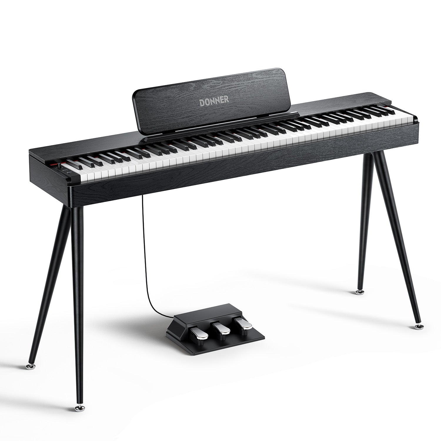Donner OURA™ S100 電子ピアノ 88鍵盤 グレードハンマー鍵盤 省スペース設計