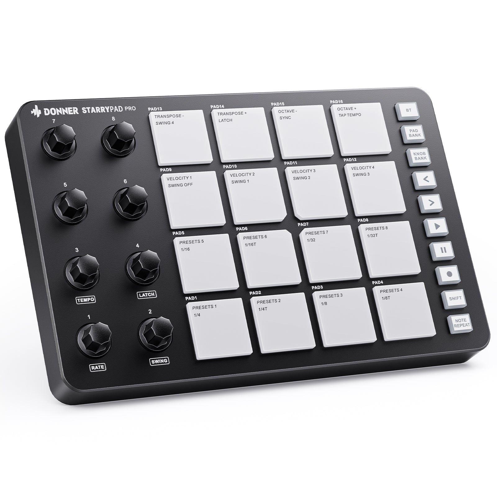 STARRYPAD PRO MIDIコントローラー - ブラック