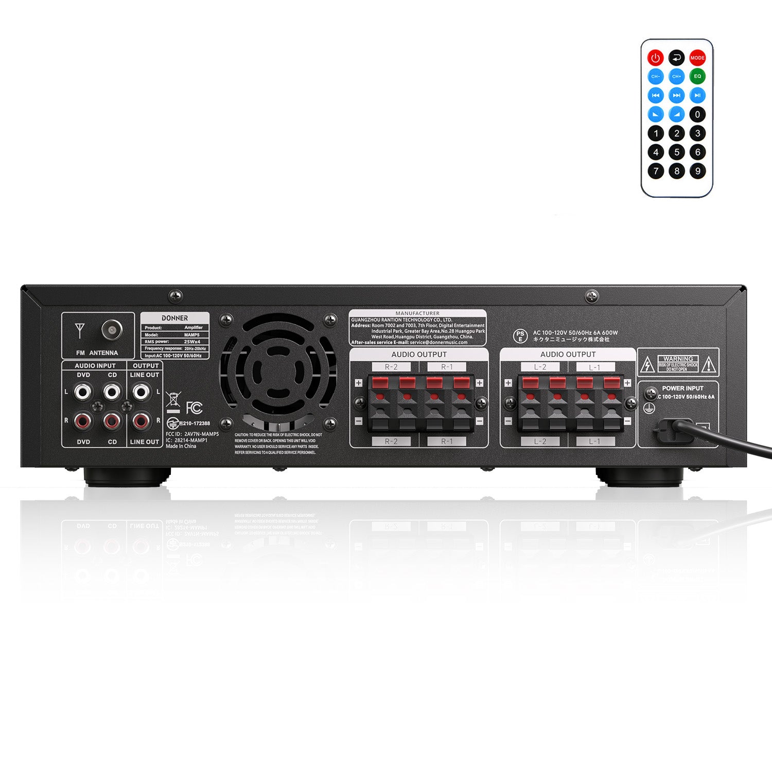 Donner MAMP5 4chパワーアンプ