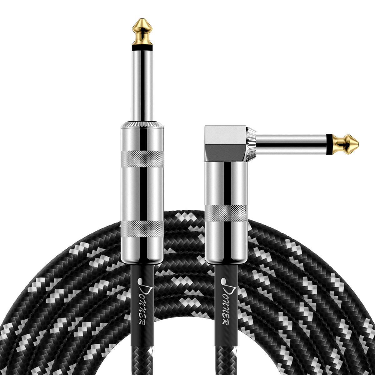Donner 10フィート（約3m） 1/4インチ（6.3mm） ギター/ベース/楽器用ケーブル