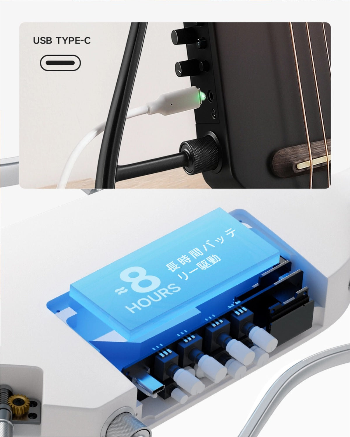 Donner HUSH™ I PRO トラベルギター-メイラードフェード##