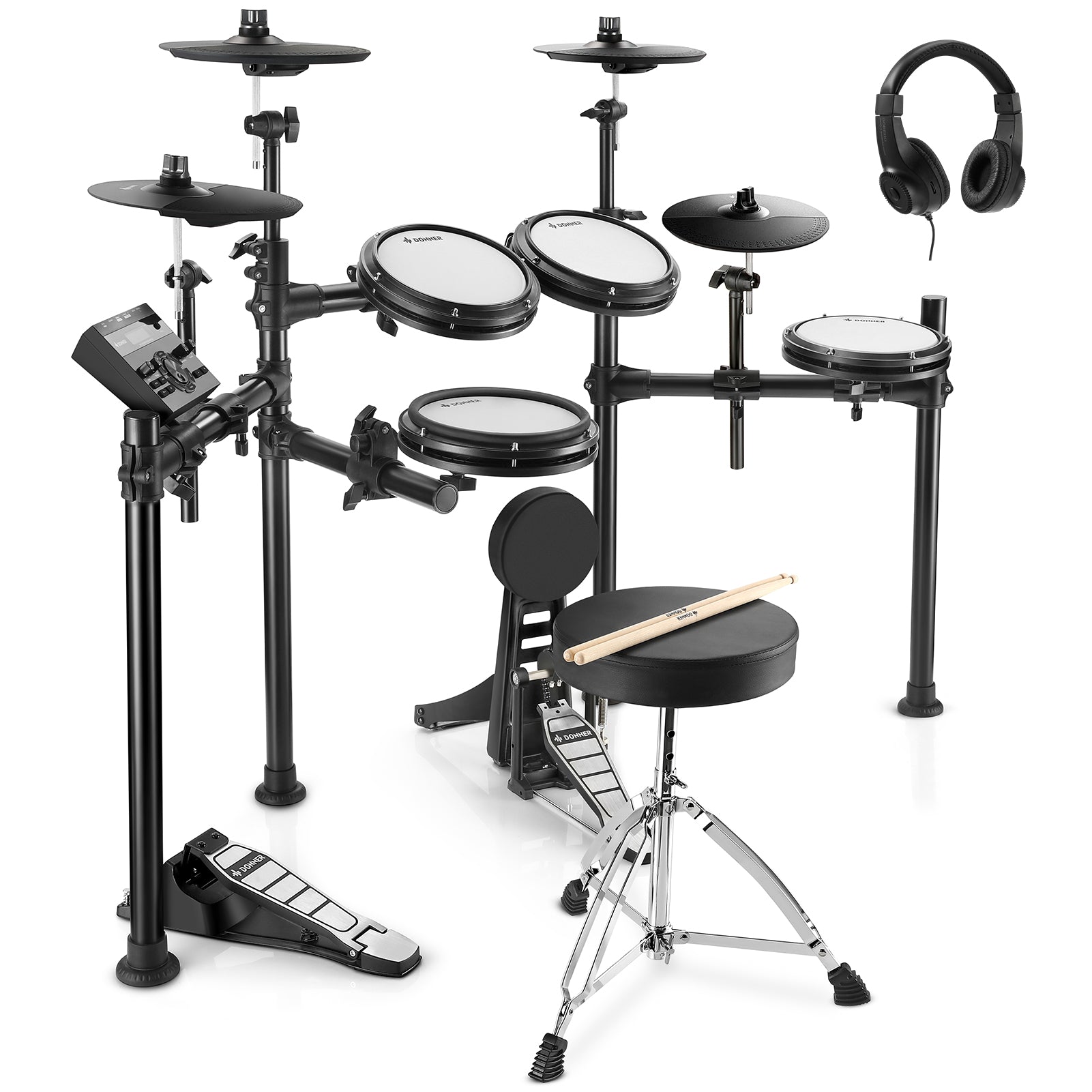 Donner DED-200X 5ドラム 4シンバル 電子ドラム