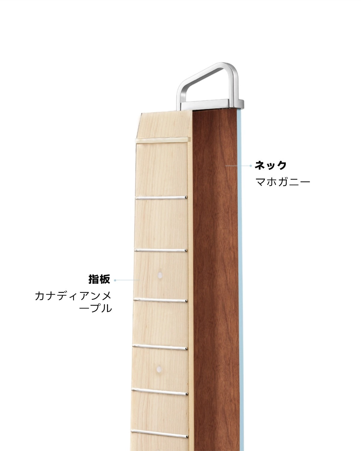 Donner HUSH™ I PRO トラベルギター-ハワイアンブルー##