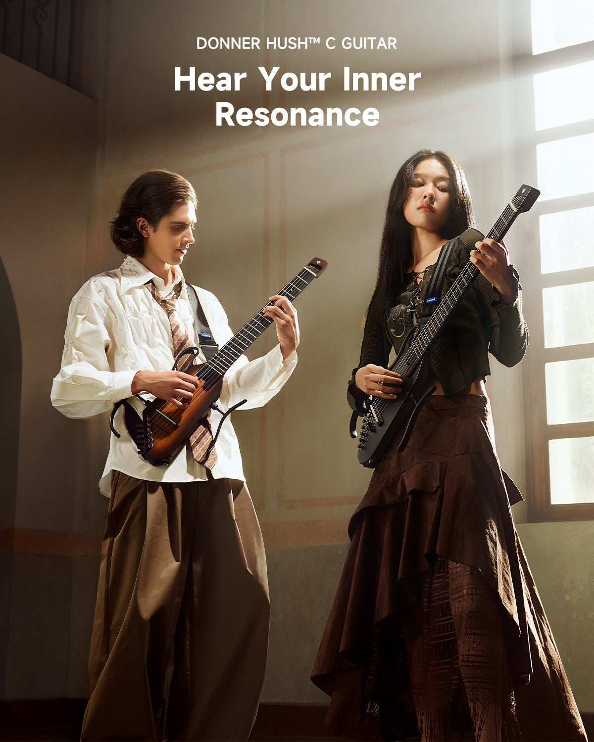 Donner Hush C Guitar ブラック 6弦 Donner Hush C Guitar ブラック 6弦 HUSH-C Nylon String Acoustic