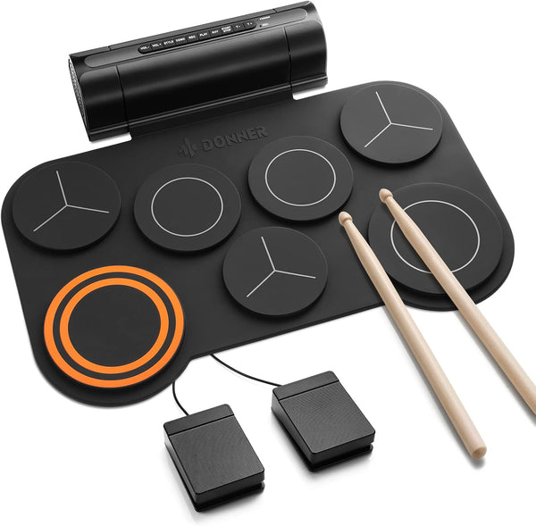 Donner DED-20 | ポータブル電子ドラムセット 初心者向け