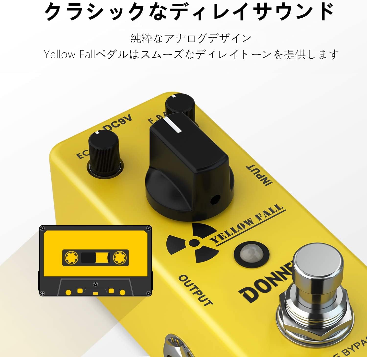 ギター Donner  Delay Looper Donner Island Delay Guitar Pedal, Stereo Delay Looper Pedal