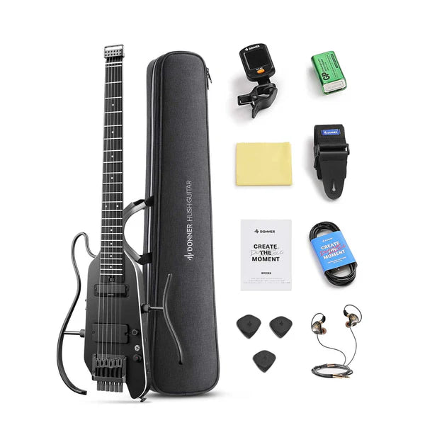 【Donner】HUSH-X【トラベルギター】 HUSH-X Porable Electric Guitar Kit for Travel Donner