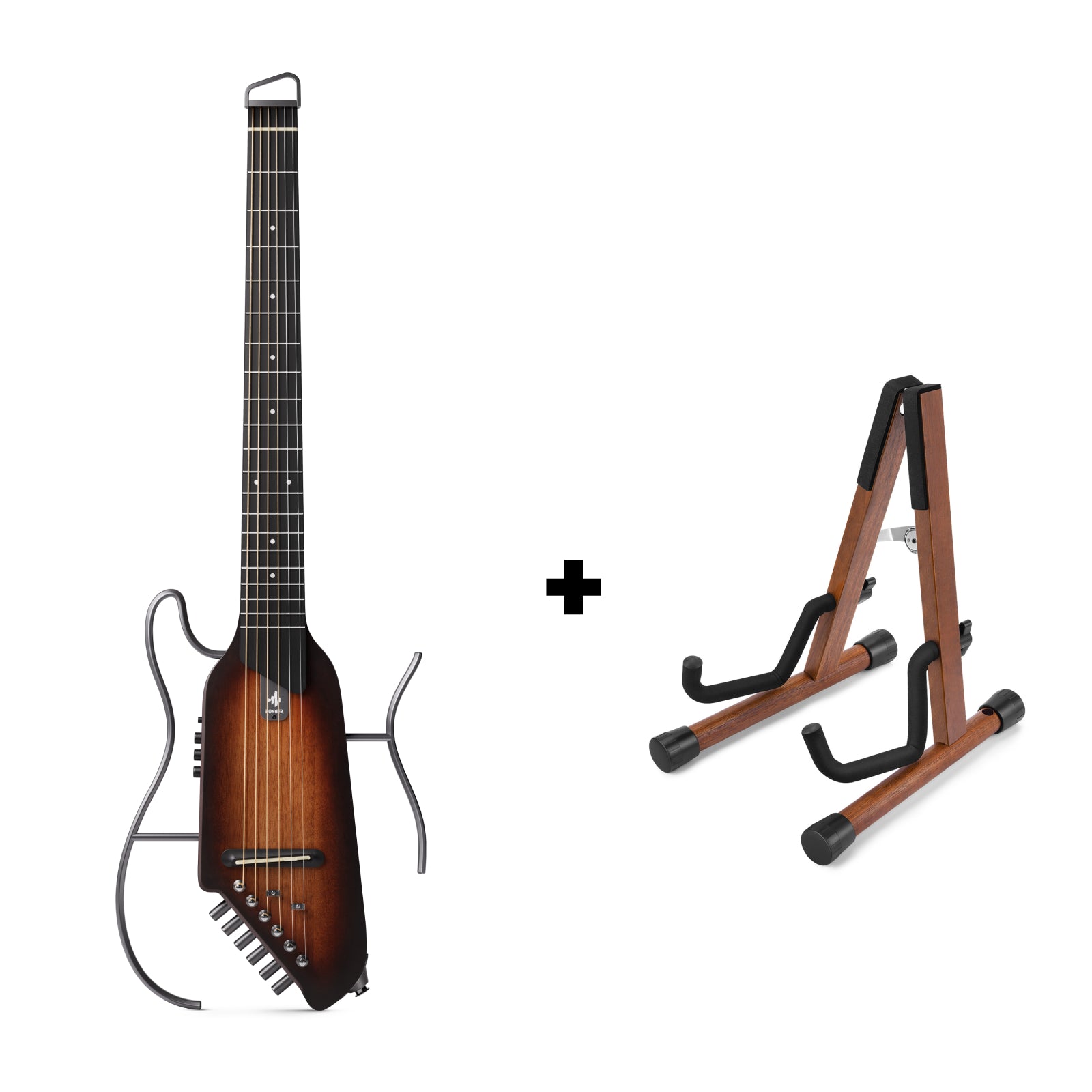 Amazon.com: Donner HUSH I Guitar For Travel - Portable Ultra