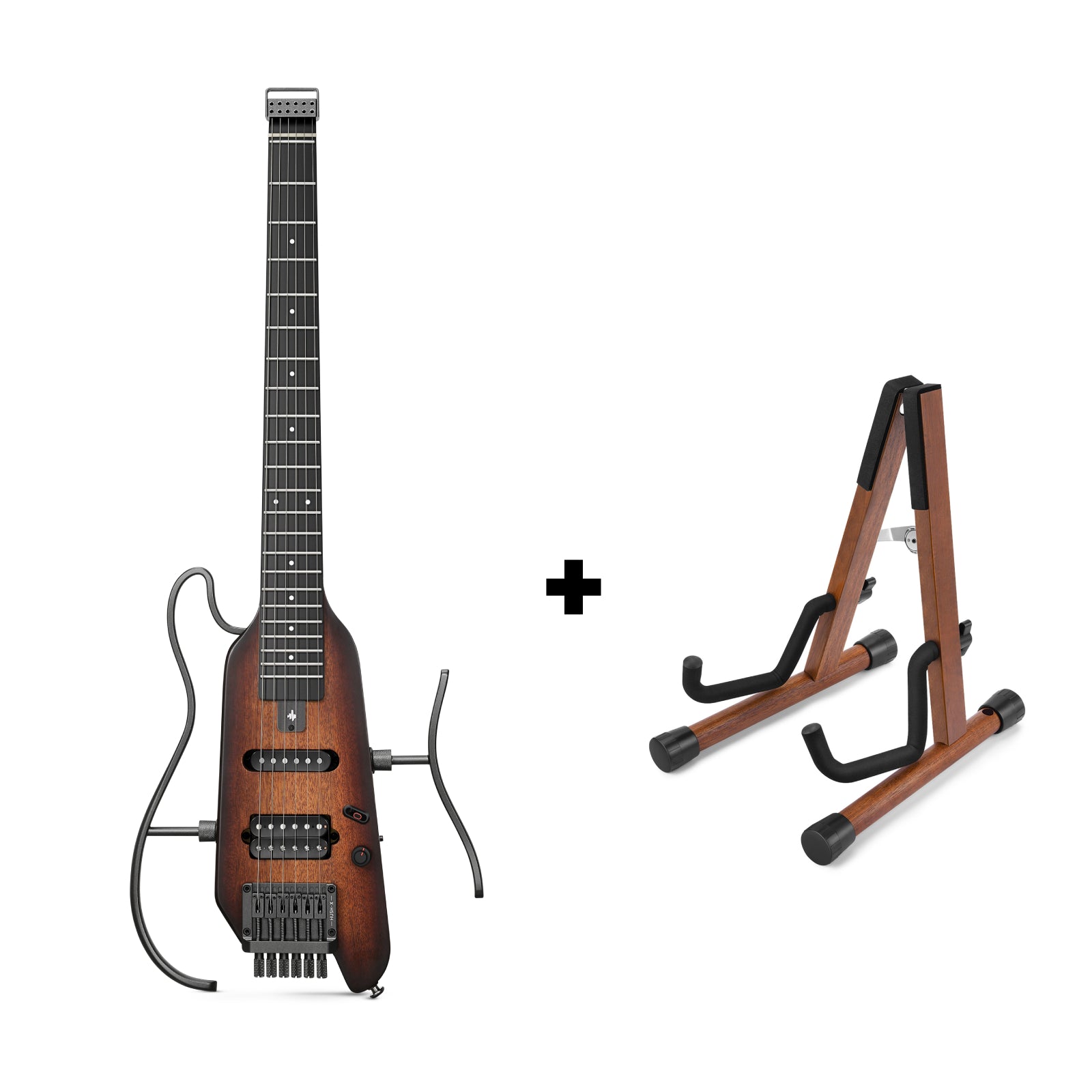 Amazon.com: Donner HUSH X Electric Guitar Kit - Featherlight
